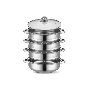 TOQUE Stainless Steel Steamer Meat Vegetable-1973193931898359809