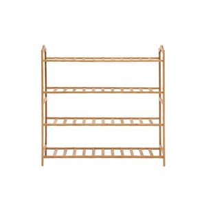 Levede Bamboo Shoe Rack Storage Wooden-1975420510082830337