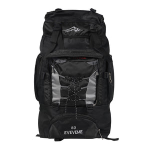 Military Backpack Tactical Hiking Camping Black-1973193753397170177