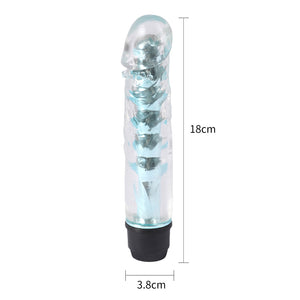 Multi Speed VibratingVibrator Realistic Blue-1973193735143559170