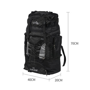 Military Backpack Tactical Hiking Camping Black-1973193753397170178