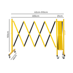 Extendable Garden Gate Mobile Security 16FT-1973193894392893442