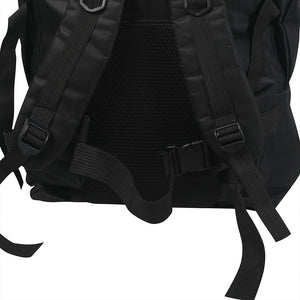 Military Backpack Tactical Hiking Camping Black-1973193753397170179