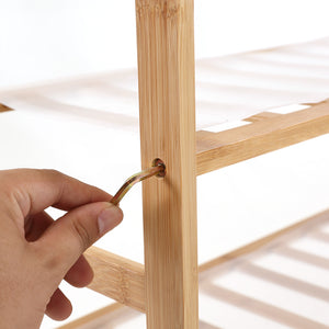 Levede Bamboo Shoe Rack Storage Wooden-1975420509898280964