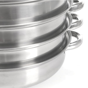 TOQUE Stainless Steel Steamer Meat Vegetable-1973193931898359812
