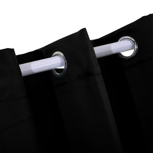 2x Blockout Curtains Panels 3 Layers Black-1975420489853702149