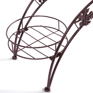 Levede Plant Stand Outdoor Indoor Metal Bronze-1973193797751934982