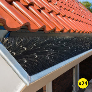 Lambu 24Pcs Gutter Brush Guard 92x10cm-1975420373457571847