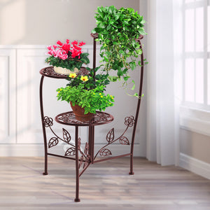 Plant Stand Outdoor Indoor Flower Pots Bronze-1973193772506419207