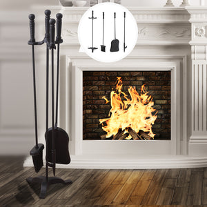 Traderight Fireplace Tool Set 4 PC Fire-1973193878978826247