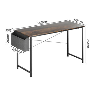 Levede Computer Desk Study Table Storage 140cm-1996005369830313986