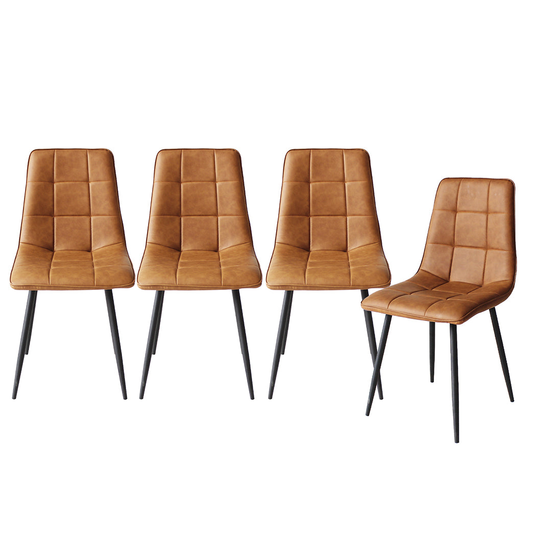 levede-4x-dining-chairs-kitchen-chair-brown-faux-leather-1973194074588581888