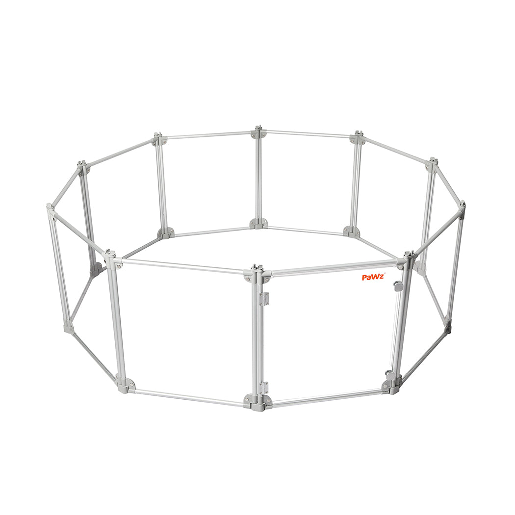 pawz-pet-playpen-transparent-acrylic-clear-folding-dog-fence-kennel-10-panel-1975420379447037952