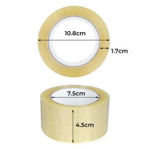 6 Rolls Packing Packaging Tape 45mmx75m-1996005447999557634