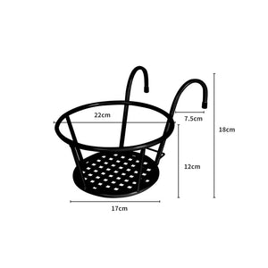 Levede 1x Flower Holder Plant Stand Black-1975420370047602690