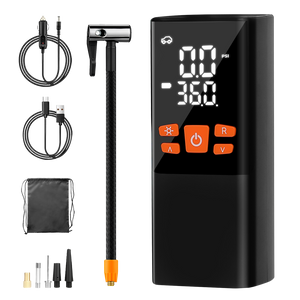 Traderight 150PSI 6000mAh Cordless Tire Inflator Dual Power-1996005589381156872