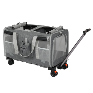 Pawz Pet Carrier 4 Wheel Portable Rolling Foldable-1996005445629775880