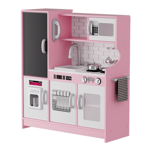 Bopeep Kids Kitchen Set Wooden Pretend Play Cooking Toy-1996005451455664136