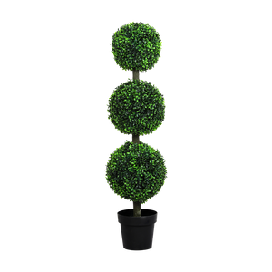 Lambu Artificial Triple Ball Boxwood Trees-1996005422393331720