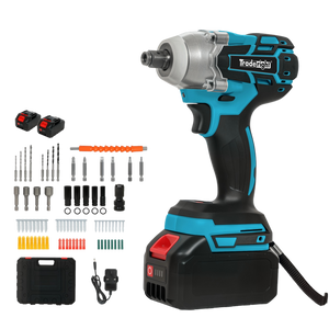 Traderight Impact Wrench 21V Cordless,73pcs,550Nm 2x4.0Ah-1996005588353552392