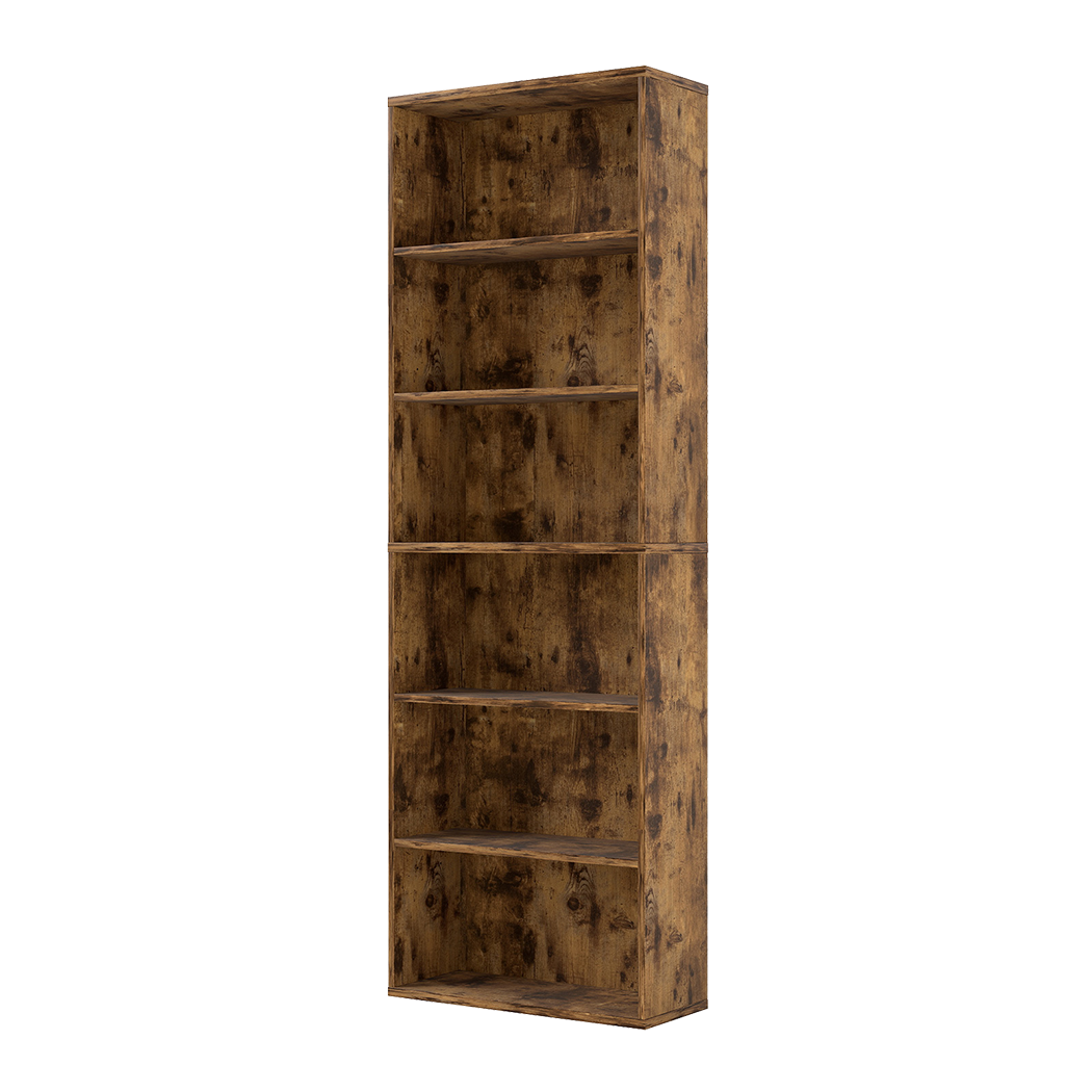 levede-6-tier-book-shelf-adjustable-shelves-walnut-1996005525510295560
