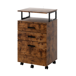 Levede Mobile File Cabinet 3 Drawers Home Office Desk-1996005511543263240