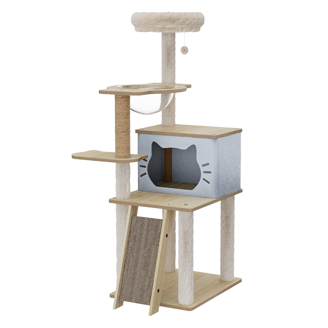 pawz-cat-tree-tower-scratcher-wood-condo-house-120cm-1996005457147334664