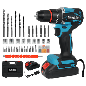 Traderight 21V Cordless Impact Drill with LED Light-1996005587216896008