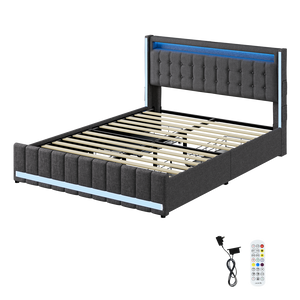 Levede Double Bed Frame-1996005391271596040
