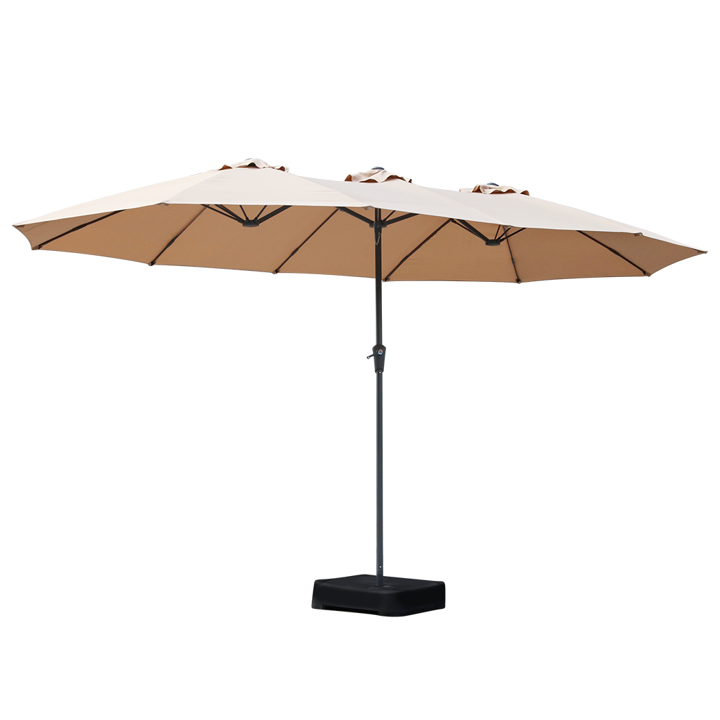 centra-4m-double-sided-patio-umbrella-outdoor-umbrella-base-stand-khaki-1996005405003747336