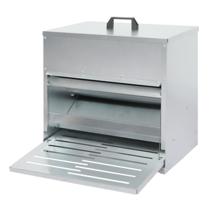 PaWz 10KG Auto Chicken Feeder Dispenser Galvanised Steel-1996005433252384776