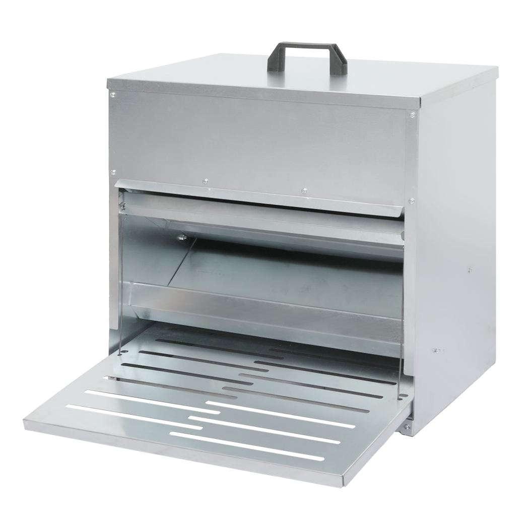 pawz-10kg-auto-chicken-feeder-dispenser-galvanised-steel-1996005433252384776
