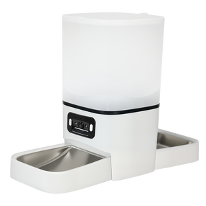 PaWz 6L Automatic Pet Feeder 2 Bowl Food Dispenser-1996009989491265544