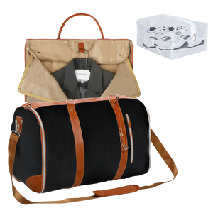 Slimbridge Garment Bags 2 in 1 Hanging Suit Bag Black-1996005431478194184