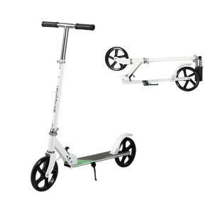 MONVELO Folding Scooter Dual Large Wheels White-1996005492748587016