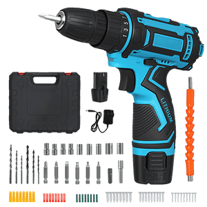 Traderight 12V Cordless Drill Kit 2.0Ah with 74pcs Set-1996005590354235400