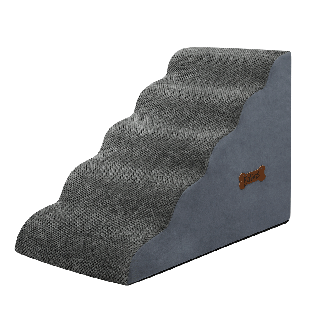pawz-5-steps-pet-stairs-dog-ramp-high-density-foam-grey-1996005456799207432