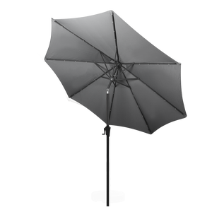 Centra 3M Outdoor Patio Umbrella Solar LED Light Grey-1996005491683233800
