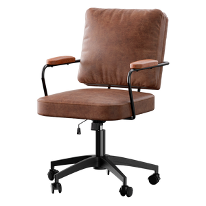 Levede Office Arm Chair Leather Executive Chairs-1996005452894310408