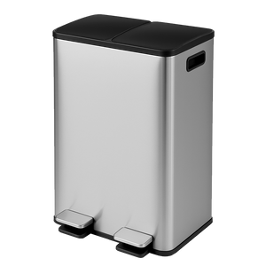 Toque 60L Pedal Bin Kitchen Waste Can Recycling Dustbin-1996009983841538056