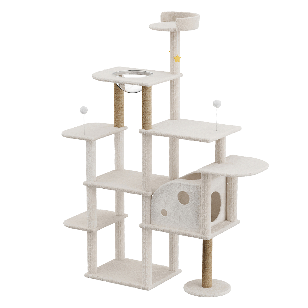 pawz-cat-tree-tower-large-scratcher-condo-house-172cm-1996005457499656200