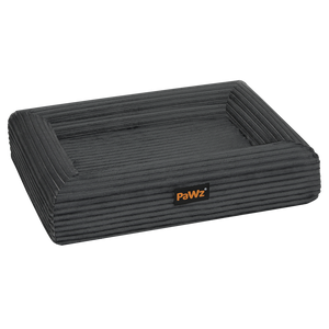 Pawz XL Size Orthopedic Dog Bed with Corduroy Removable Cover Waterproof Washable Grey-1996005464088907784