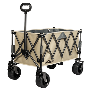 Lambu Folding Wagon Cart Khaki-1996005422775013384