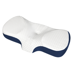Dreamz Memory Foam Pillow Pillowcase Supprt Blue Rebound-1996005453426987016