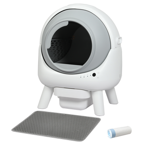 PaWz Smart Self Cleaning Cat Litter Box APP Control White-1996005463153577992