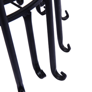 4 x Levede Metal Plant Stand Outdoor Black-1975420369502343173