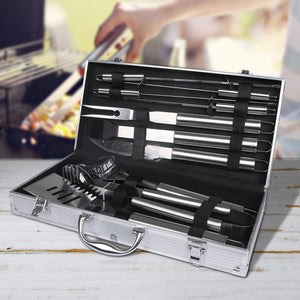 Moyasu 10Pcs BBQ Tool Set Stainless-1975420516932128774