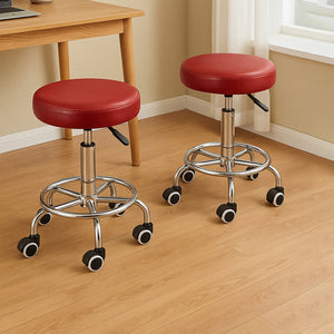 Levede 2x Salon Stool Swivel Barber Stools-1996005492928942087