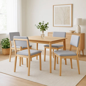 Levede Dining Chairs 4 Upholstered Kitchen Chair-1996005486616514567