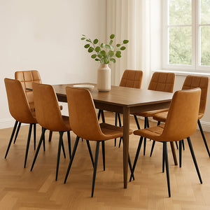 Levede 8x Dining Chairs Kitchen Chair-1996005473349931015
